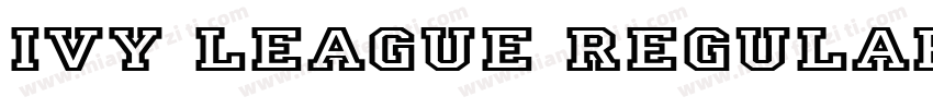 Ivy League Regular字体转换